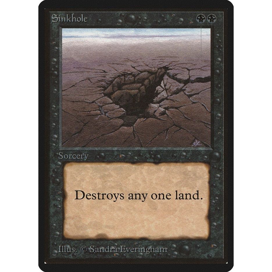 Image for Sinkhole (LEB) - Magic: The Gathering