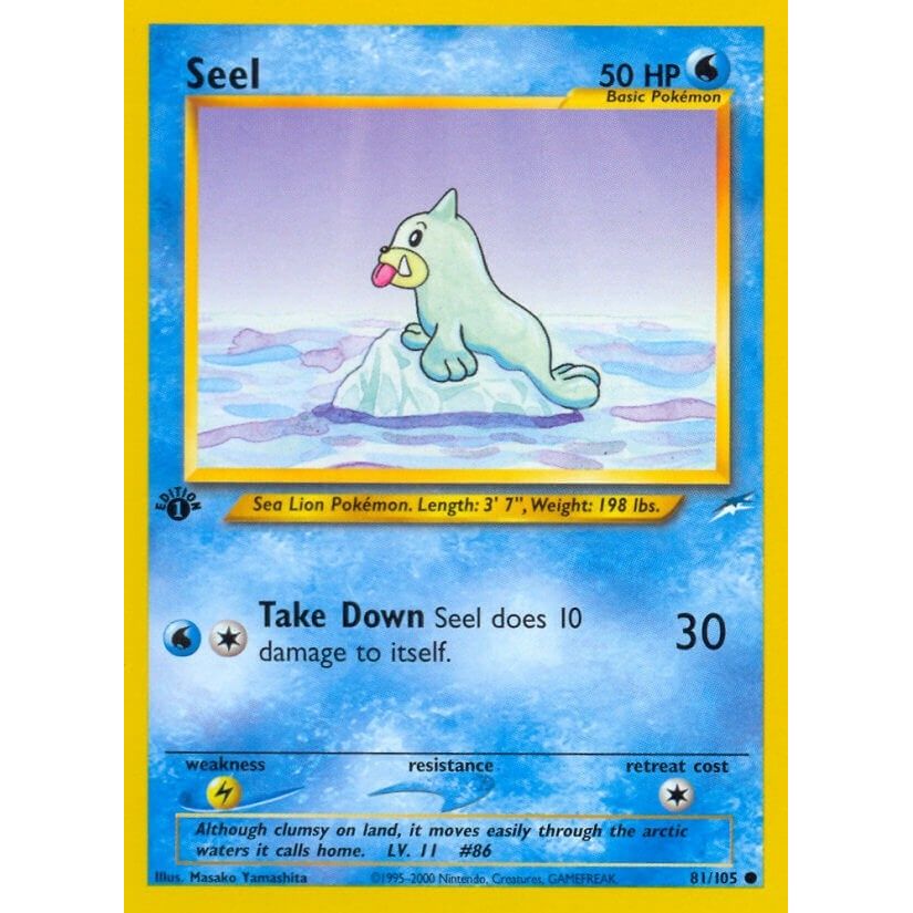 Image for Seel (081/105) (N4) - Pokemon