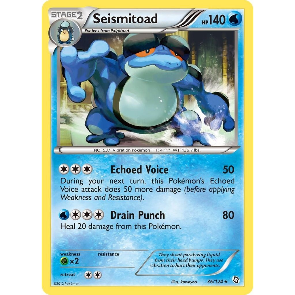 Image for Seismitoad (36/124) (DRX) - Pokemon