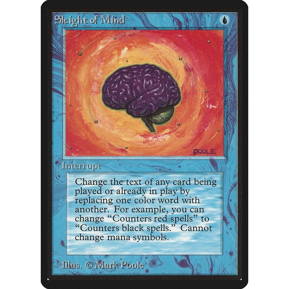 Image for Sleight of Mind (LEB) - Magic: The Gathering