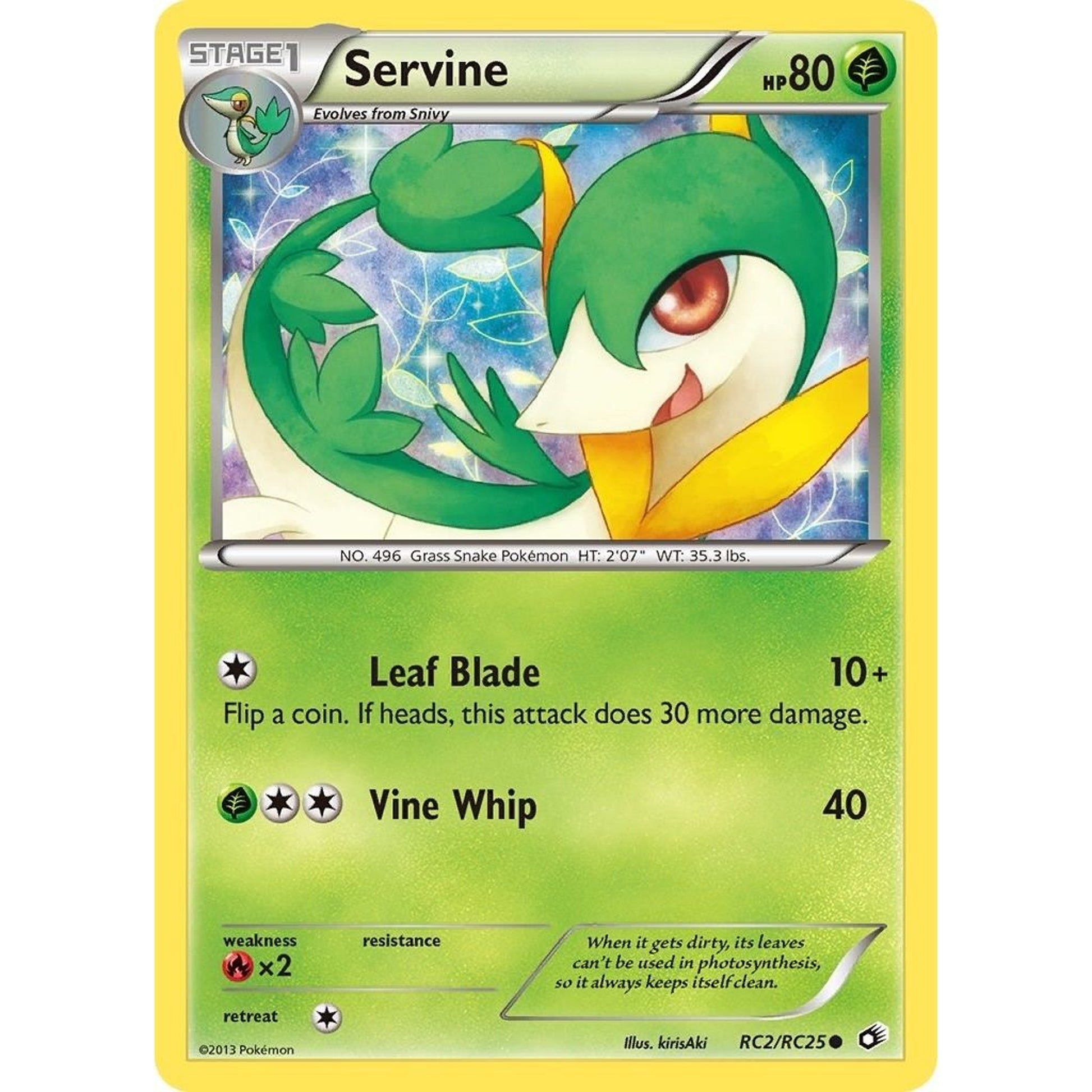 Image for Servine (RC2/RC25) (LTR) - Pokemon
