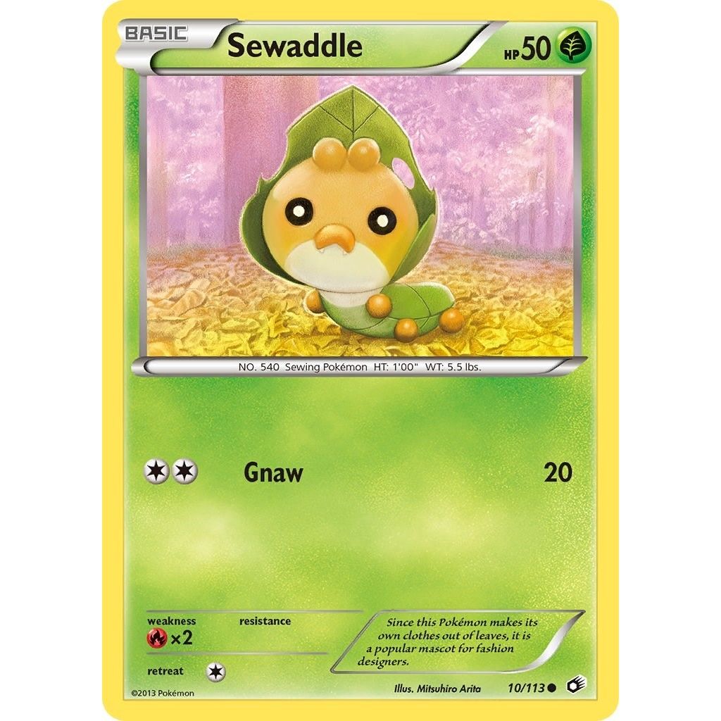 Image for Sewaddle (10) (10/113) (LTR) - Pokemon