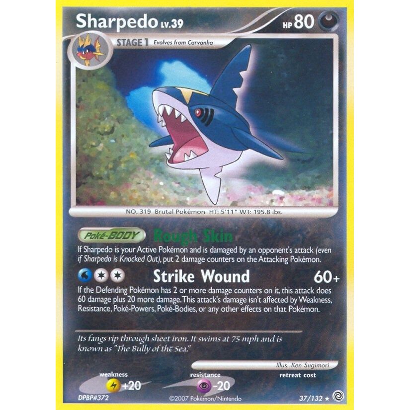 Image for Sharpedo (37/132) (SW) - Pokemon