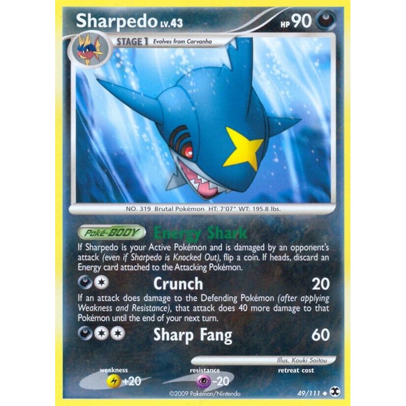 Image for Sharpedo (49/111) (RR) - Pokemon