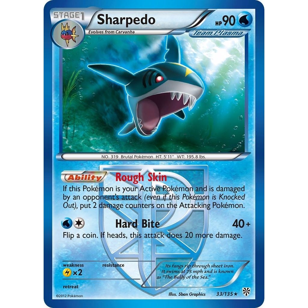 Image for Sharpedo (Team Plasma) (33/135) (PLS) - Pokemon