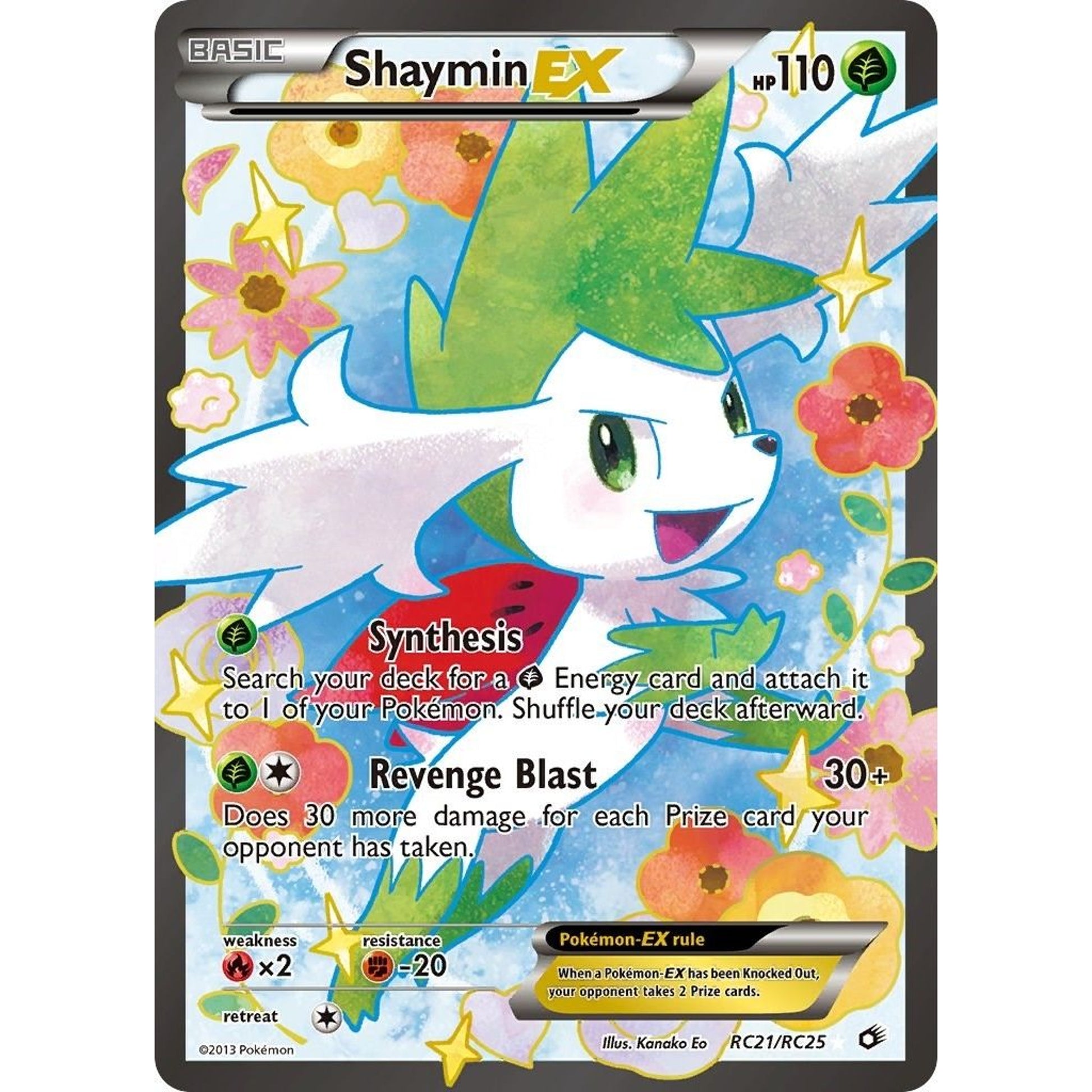 Image for Shaymin EX (Full Art) (RC21/RC25) (LTR) - Pokemon