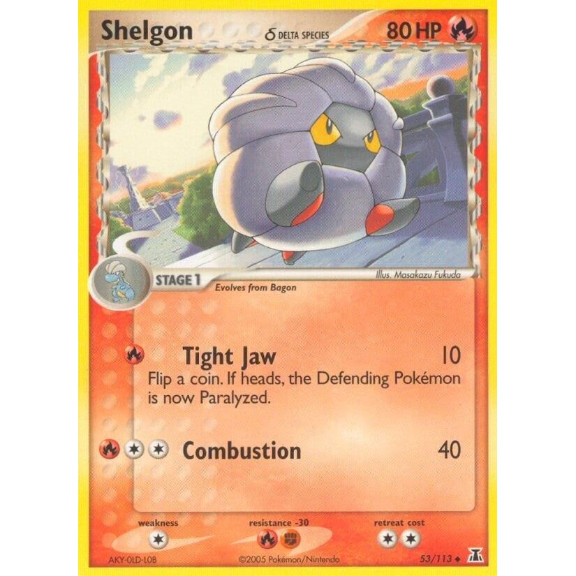 Image for Shelgon - 053/113 (Delta Species) (53/113) (DS) - Pokemon