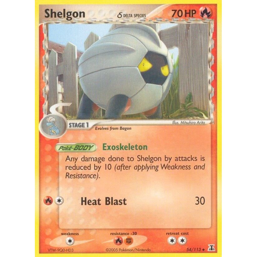 Image for Shelgon - 054/113 (Delta Species) (54/113) (DS) - Pokemon