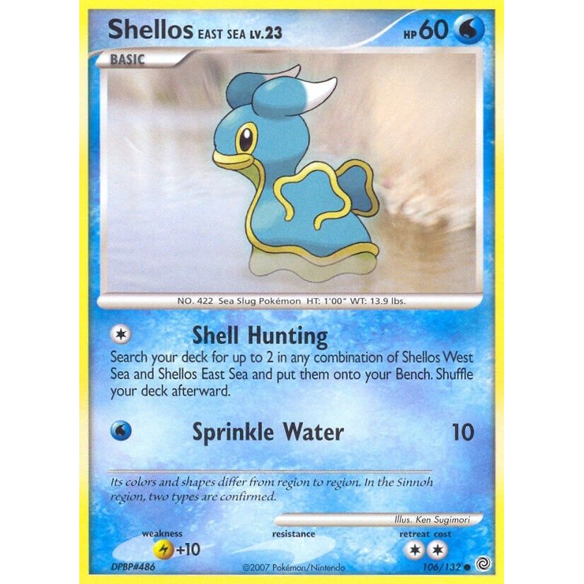 Image for Shellos East Sea (106/132) (SW) - Pokemon