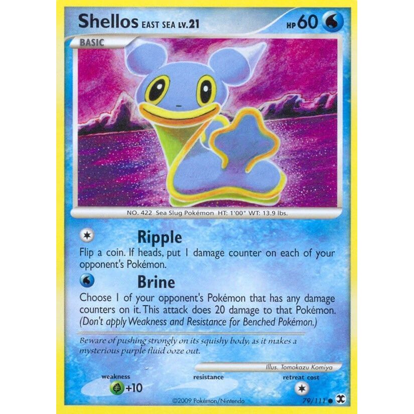Image for Shellos East Sea (79/111) (RR) - Pokemon