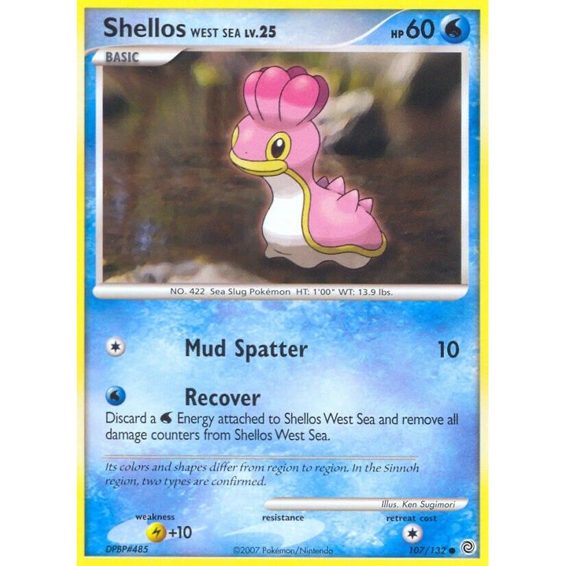 Image for Shellos West Sea (107/132) (SW) - Pokemon