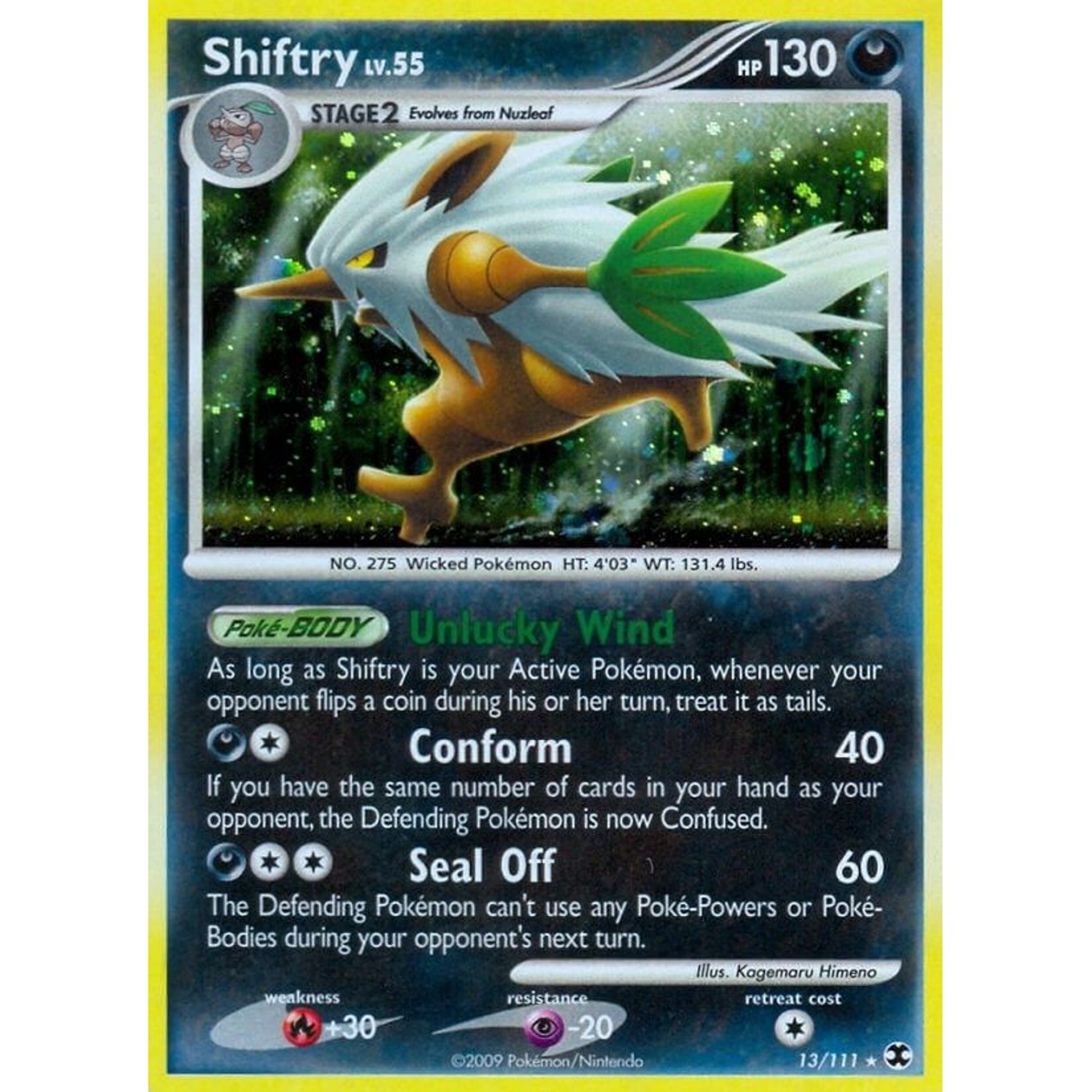 Image for Shiftry (13/111) (RR) - Pokemon