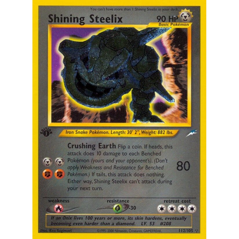 Image for Shining Steelix (112/105) (N4) - Pokemon