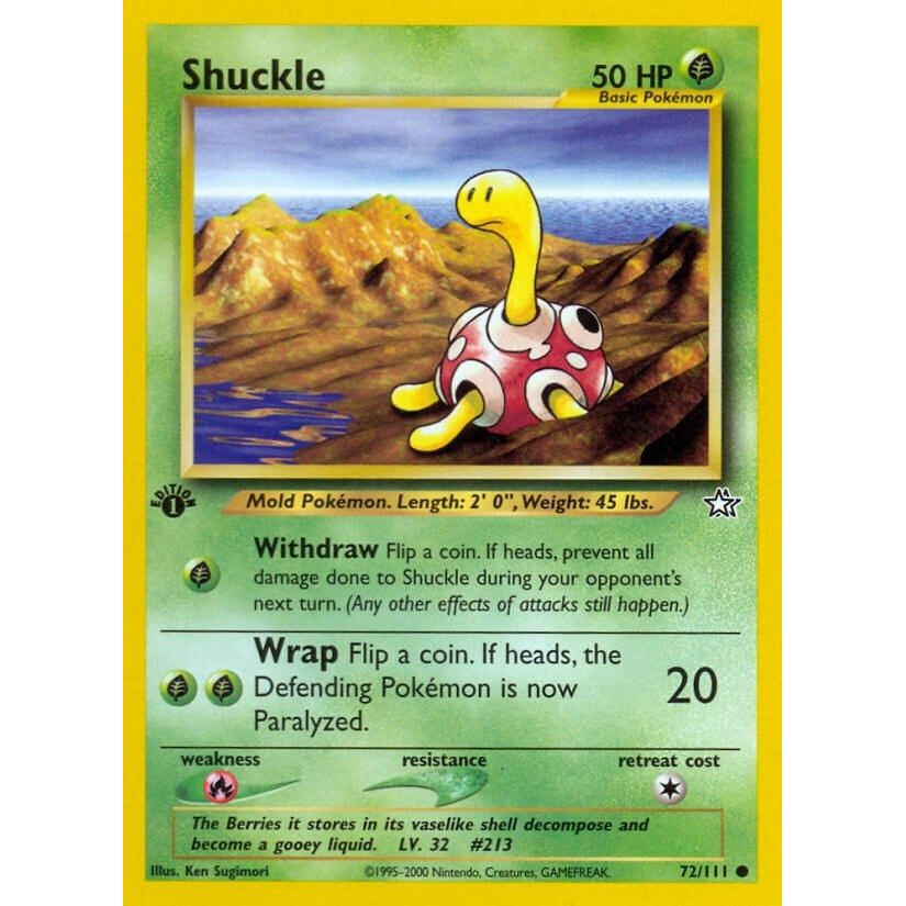 Image for Shuckle (072/111) (N1) - Pokemon