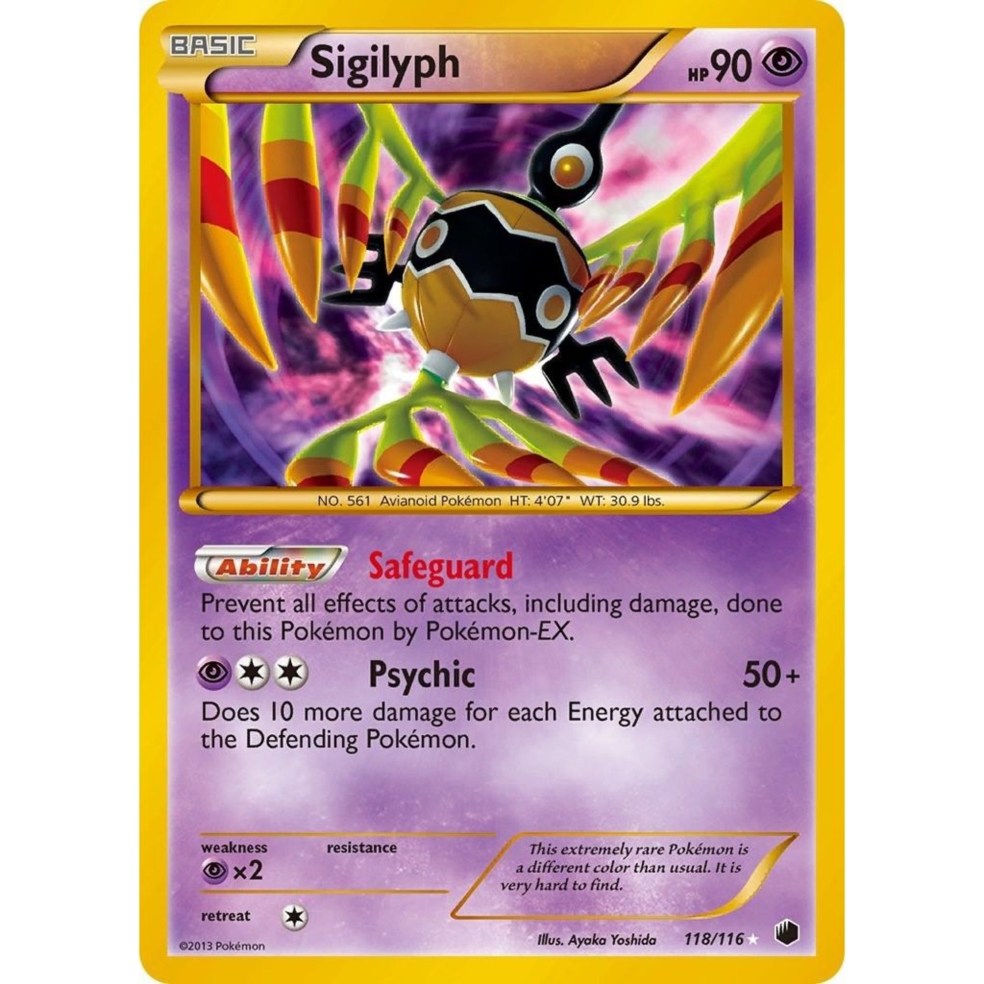Image for Sigilyph (118/116) (PLF) - Pokemon