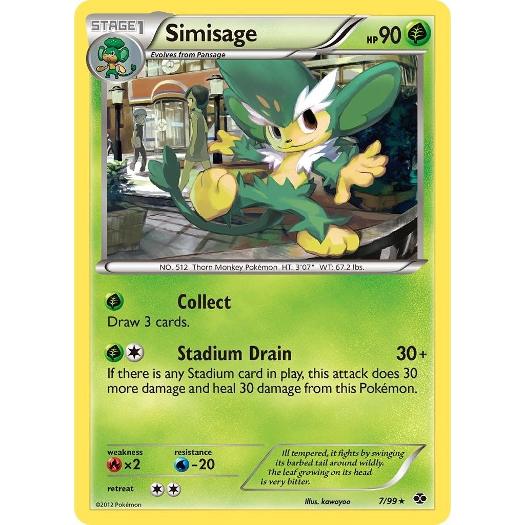 Image for Simisage (7/99) (NXD) - Pokemon