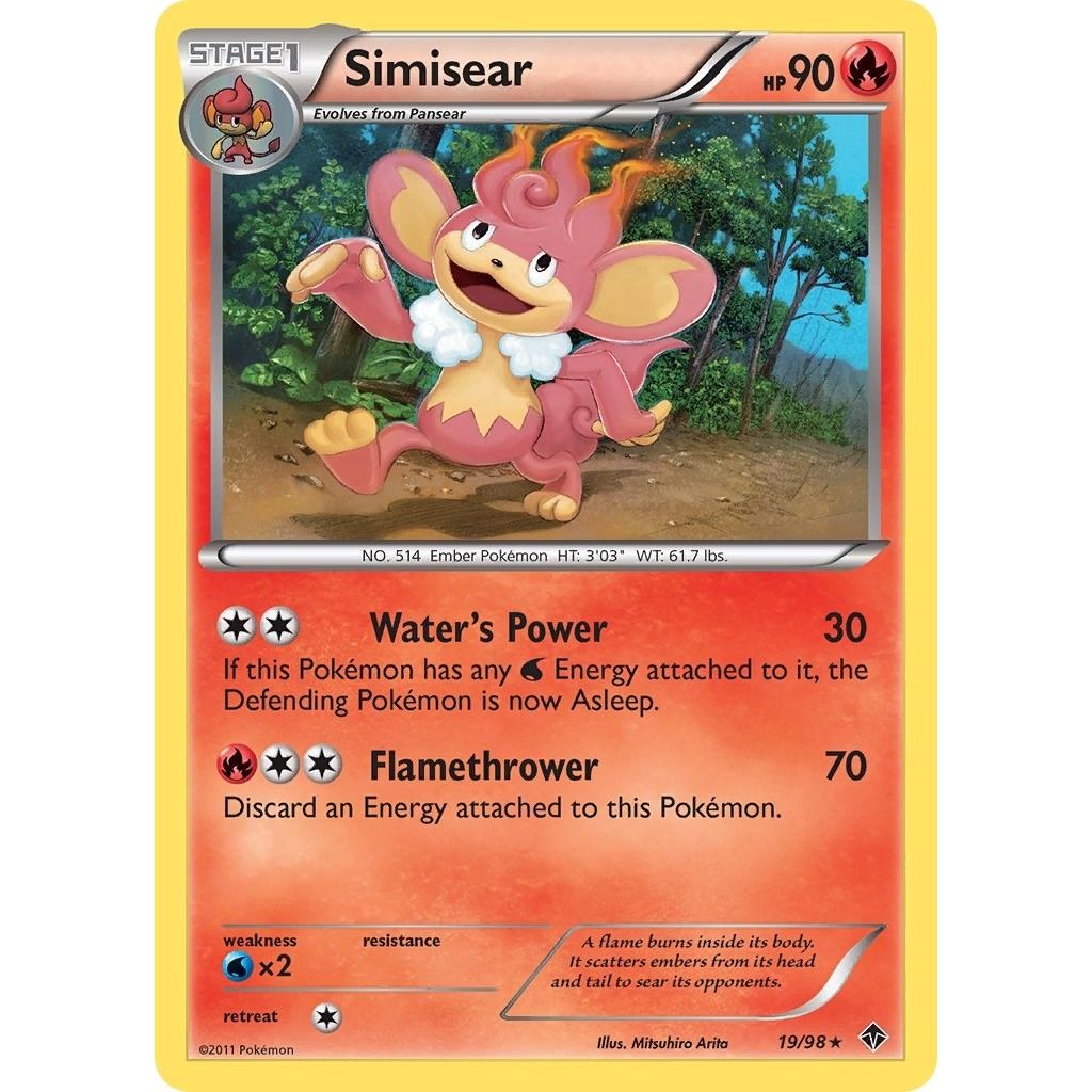 Image for Simisear (19/98) (EPO) - Pokemon