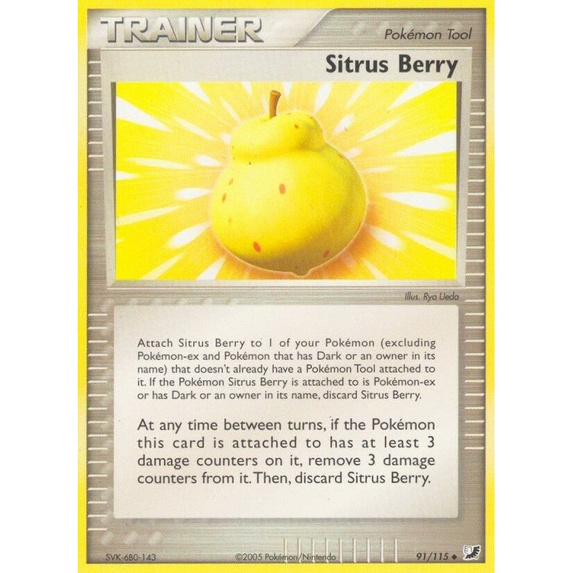 Image for Sitrus Berry (91/115) (UF) - Pokemon