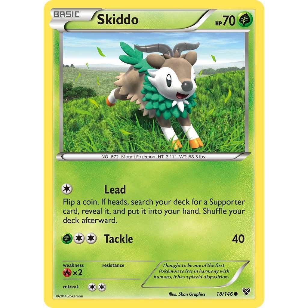 Image for Skiddo (18/146) (XY) - Pokemon