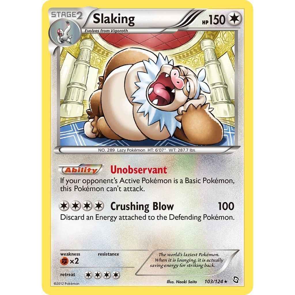 Image for Slaking (103/124) (DRX) - Pokemon