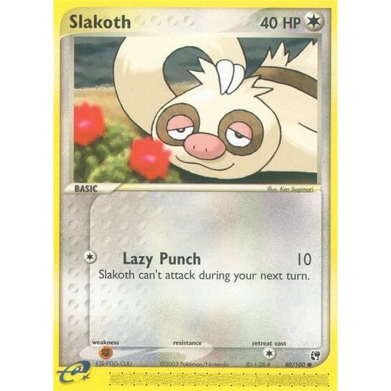 Image for Slakoth (80/100) (SS) - Pokemon