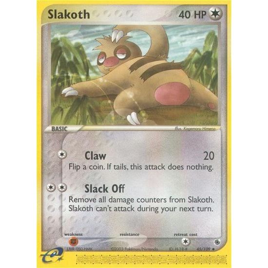 Image for Slakoth (45/109) (RS) - Pokemon