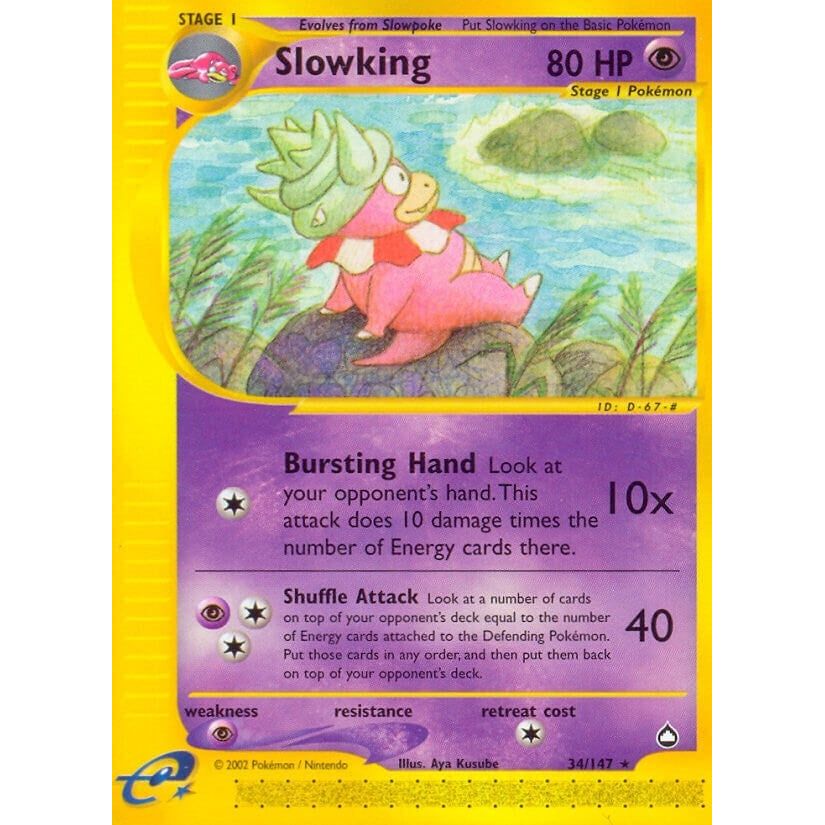 Image for Slowking (034/147) (AQ) - Pokemon