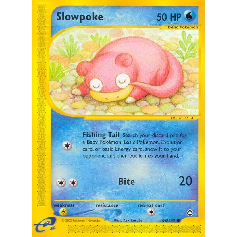 Image for Slowpoke (108/147) (AQ) - Pokemon