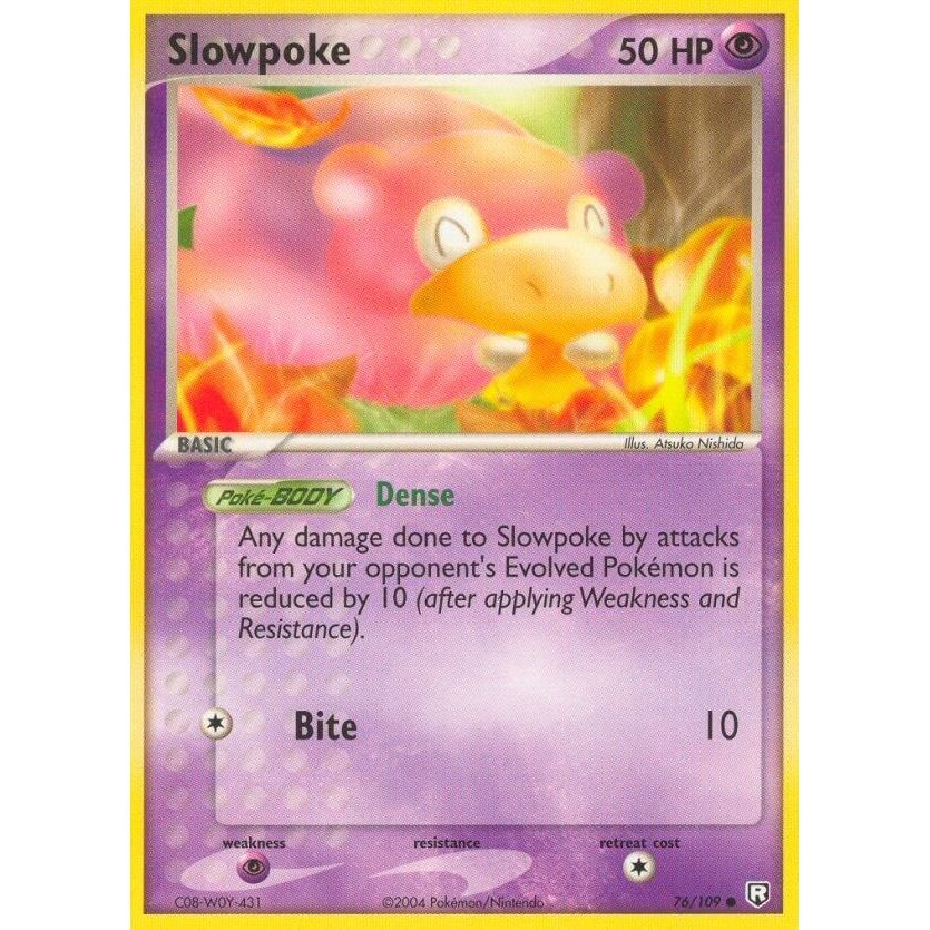 Image for Slowpoke (76/109) (RR) - Pokemon