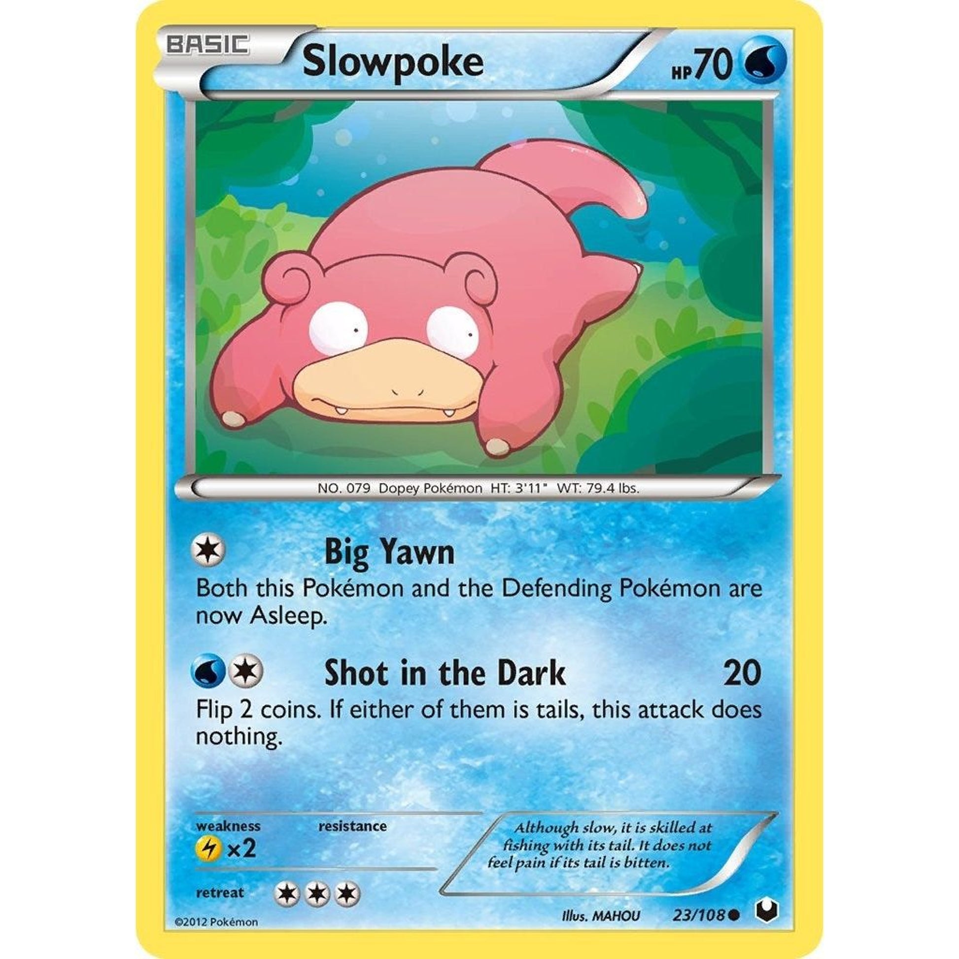 Image for Slowpoke (23/108) (DEX) - Pokemon