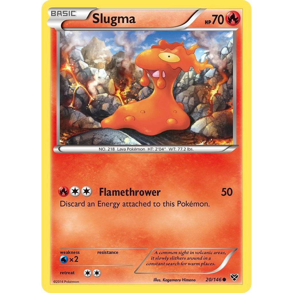 Image for Slugma (20/146) (XY) - Pokemon