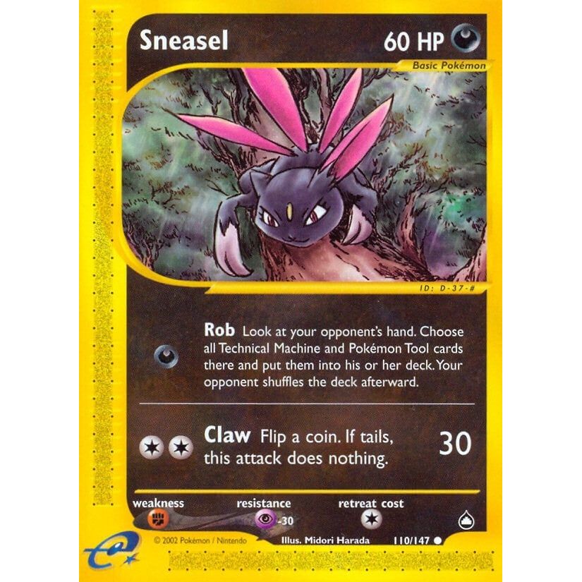 Image for Sneasel (110/147) (AQ) - Pokemon