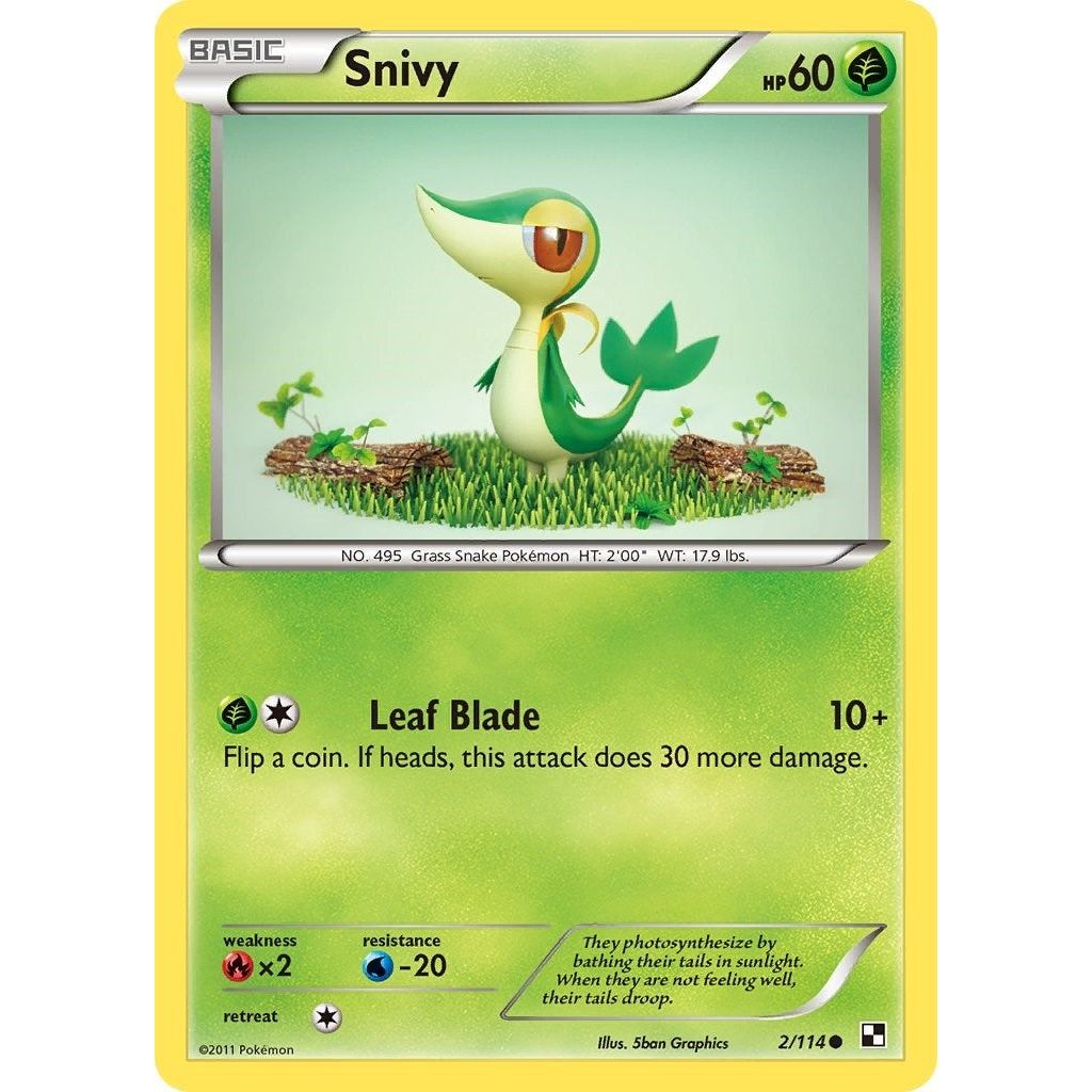 Image for Snivy (2) (2/114) (BLW) - Pokemon