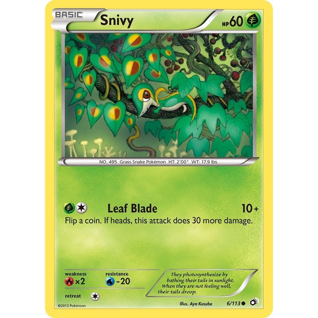 Image for Snivy (6/113) (LTR) - Pokemon