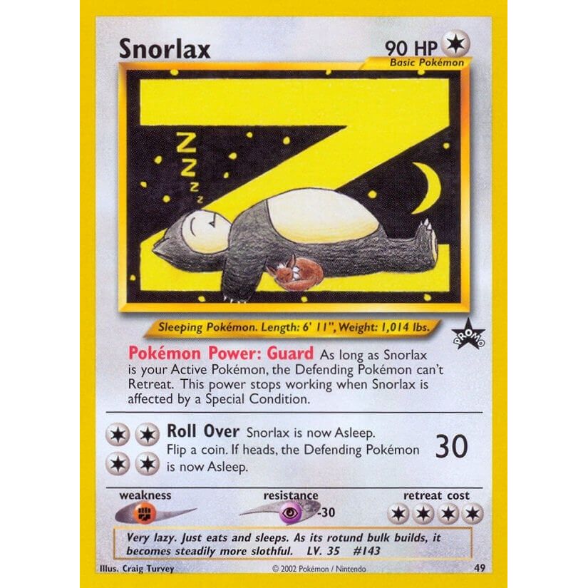 Image for Snorlax (49/53) (PR) - Pokemon