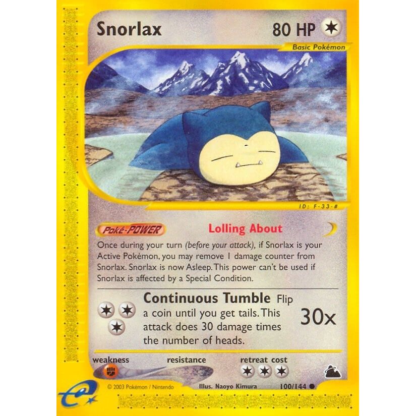 Image for Snorlax (100/144) (SK) - Pokemon