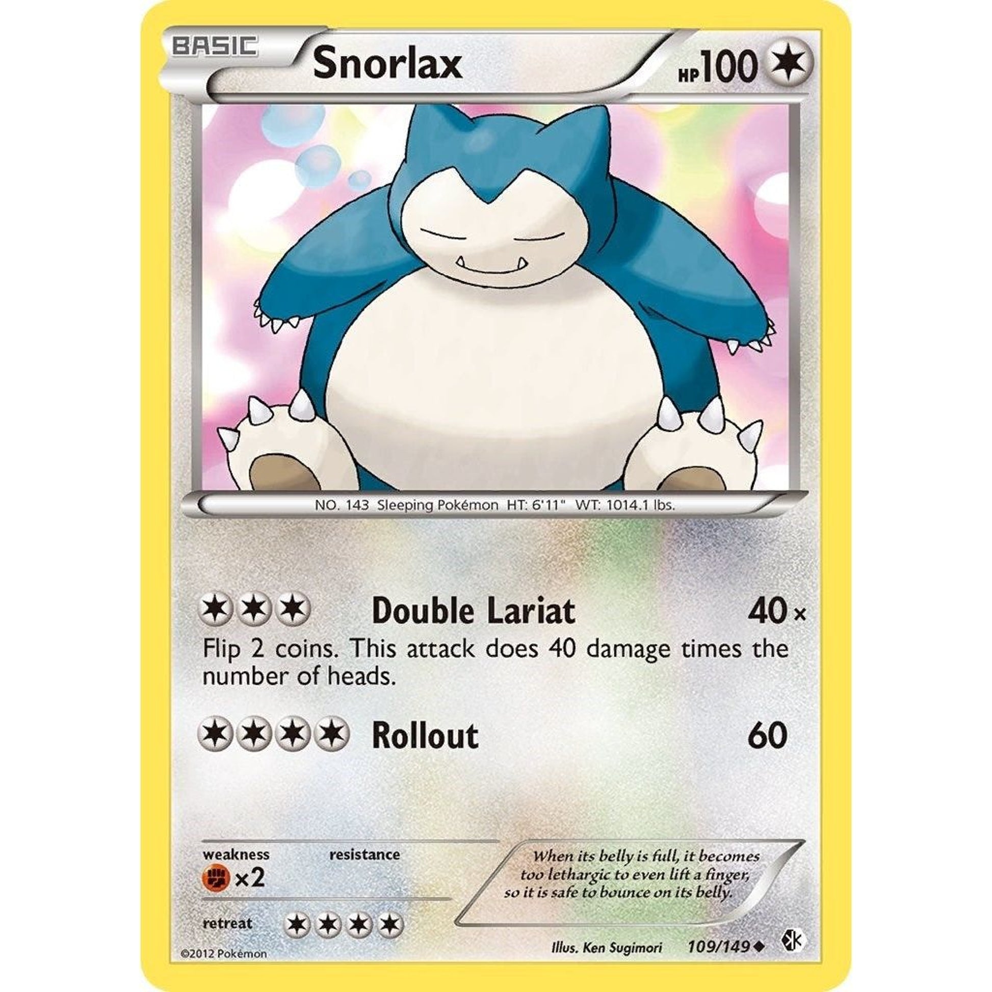 Image for Snorlax (109/149) (BCR) - Pokemon