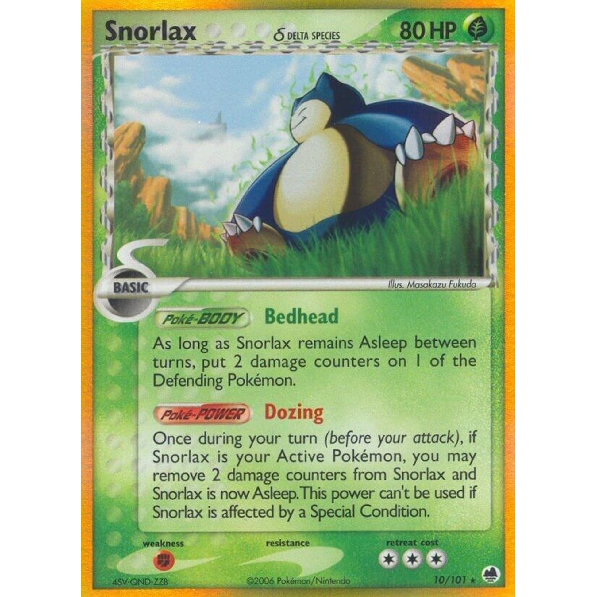 Image for Snorlax (Delta Species) (10/101) (DF) - Pokemon
