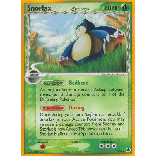 Image for Snorlax (Delta Species) (10/101) (DF) - Pokemon