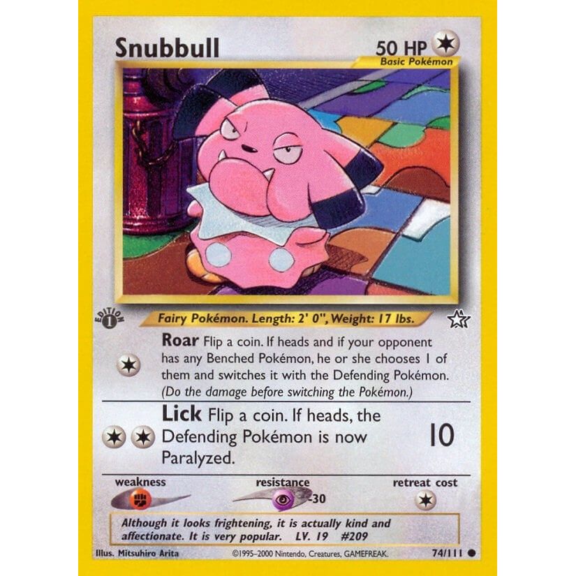 Image for Snubbull (074/111) (N1) - Pokemon