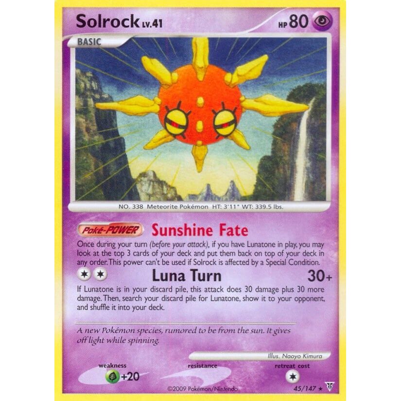 Image for Solrock (45) (SV) - Pokemon