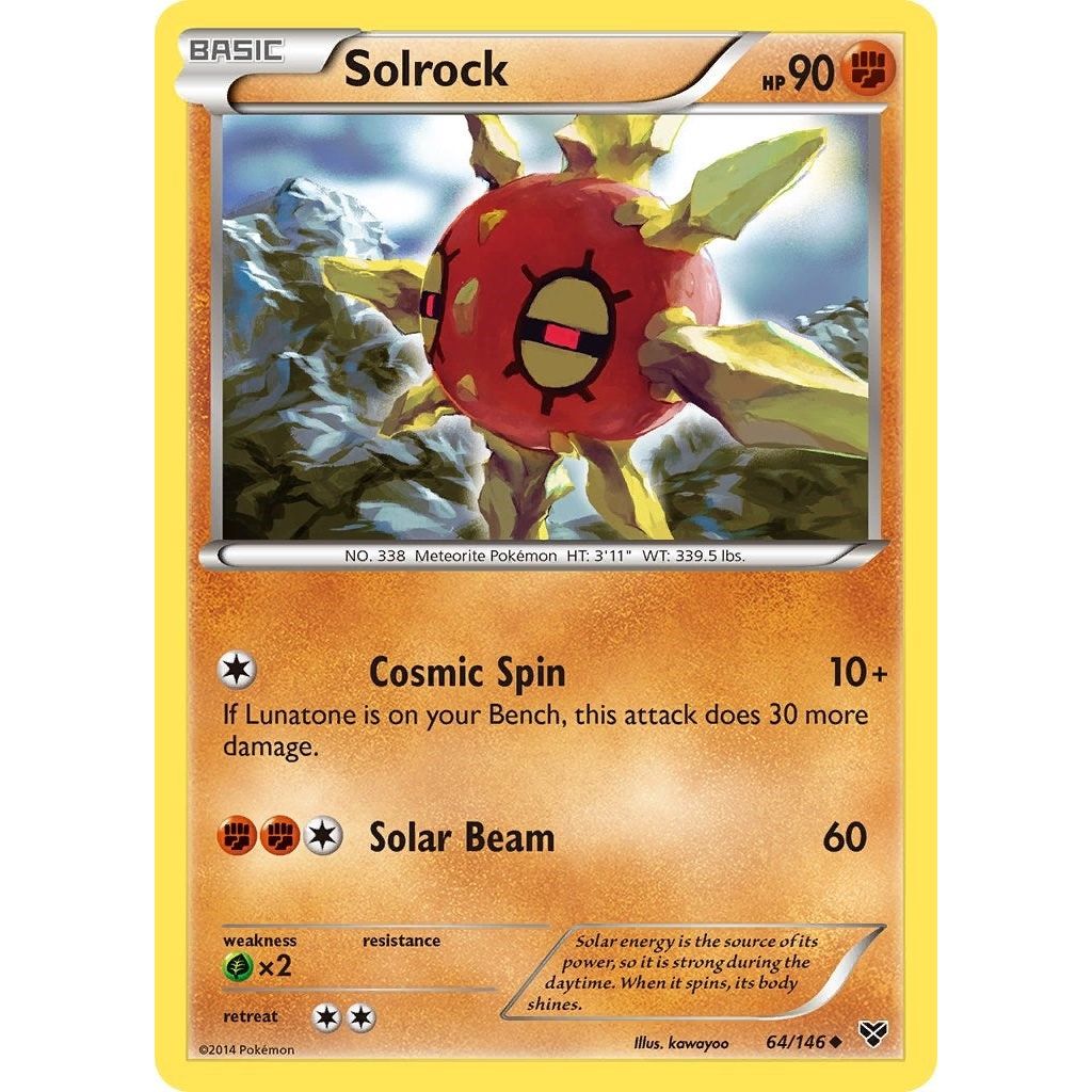 Image for Solrock (64/146) (XY) - Pokemon