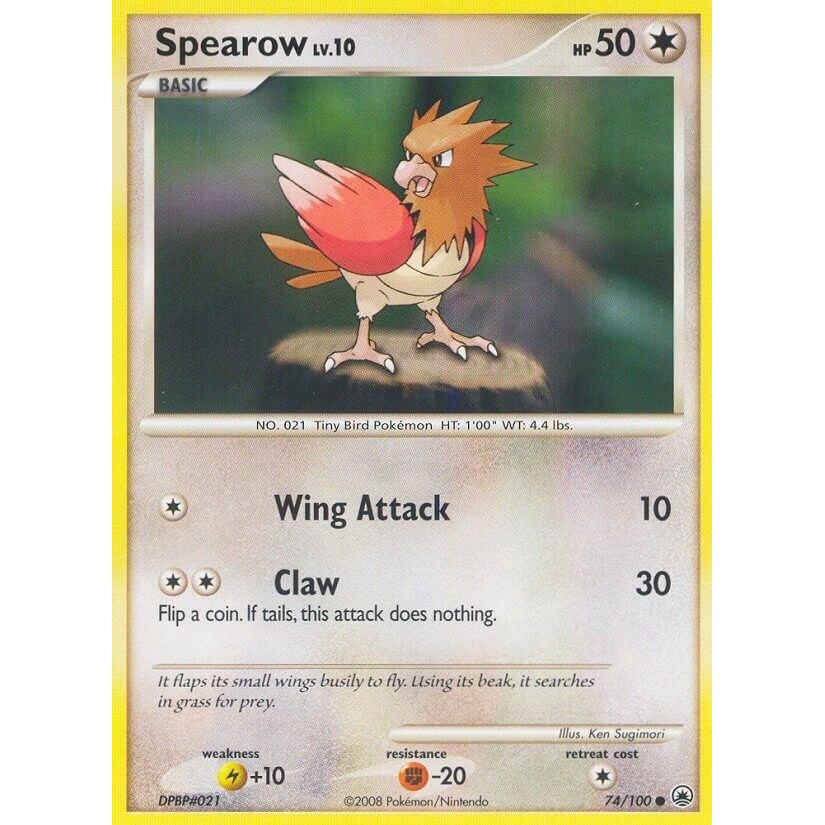 Image for Spearow (74/100) (MD) - Pokemon
