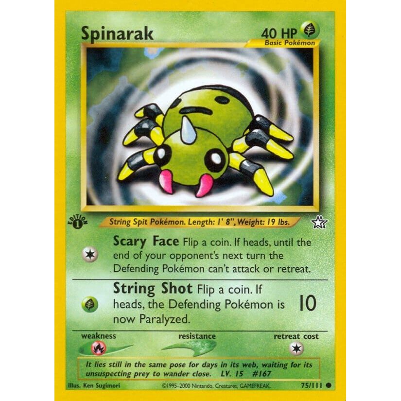 Image for Spinarak (075/111) (N1) - Pokemon
