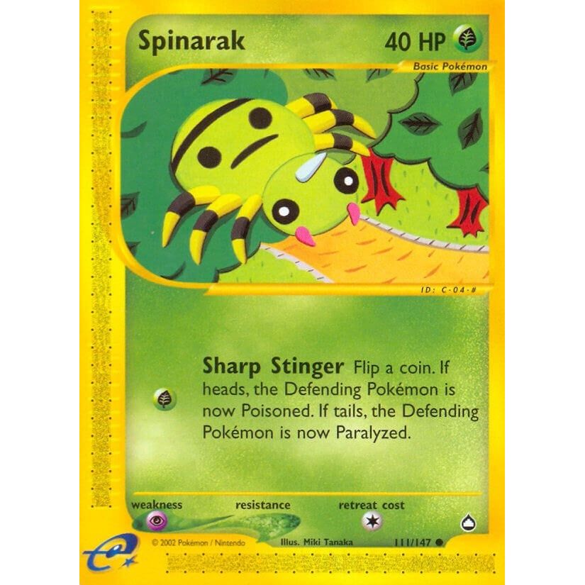 Image for Spinarak (111) (111/147) (AQ) - Pokemon