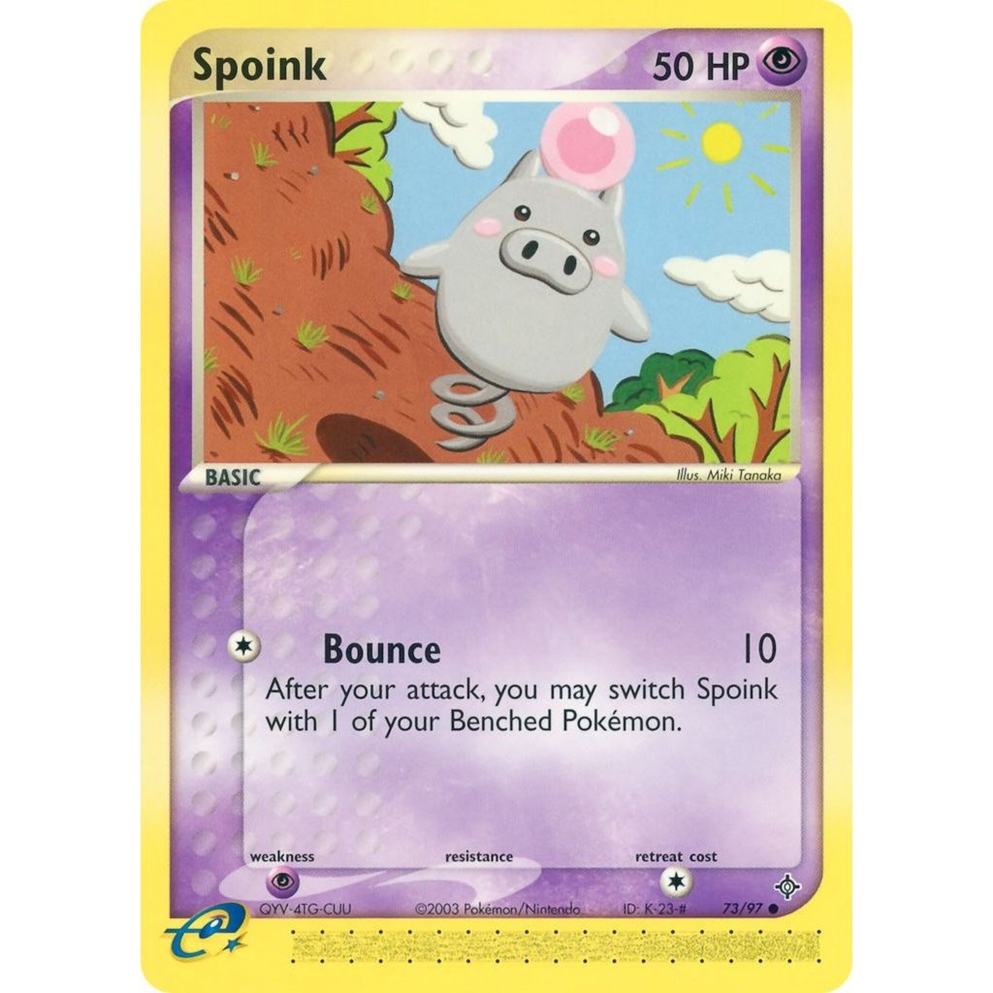 Image for Spoink (73/97) (DR) - Pokemon