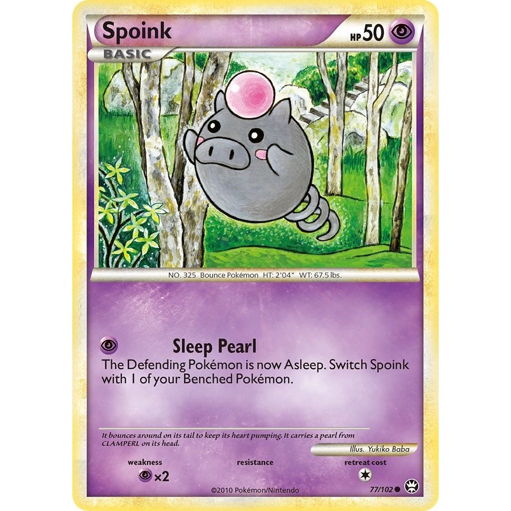 Image for Spoink (77/102) (TM) - Pokemon