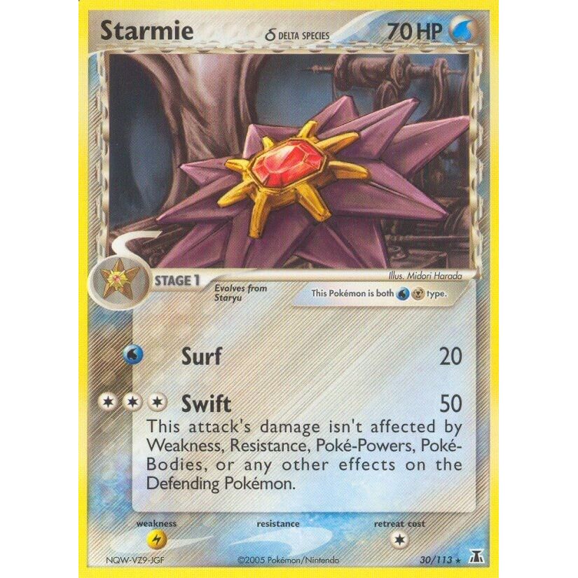 Image for Starmie - 030/113 (Delta Species) (30/113) (DS) - Pokemon
