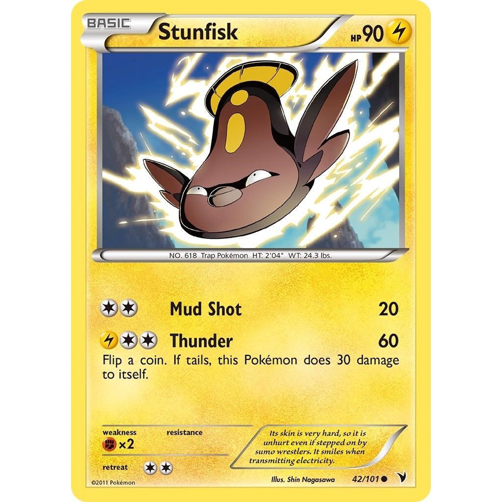 Image for Stunfisk (42) (42/101) (NVI) - Pokemon