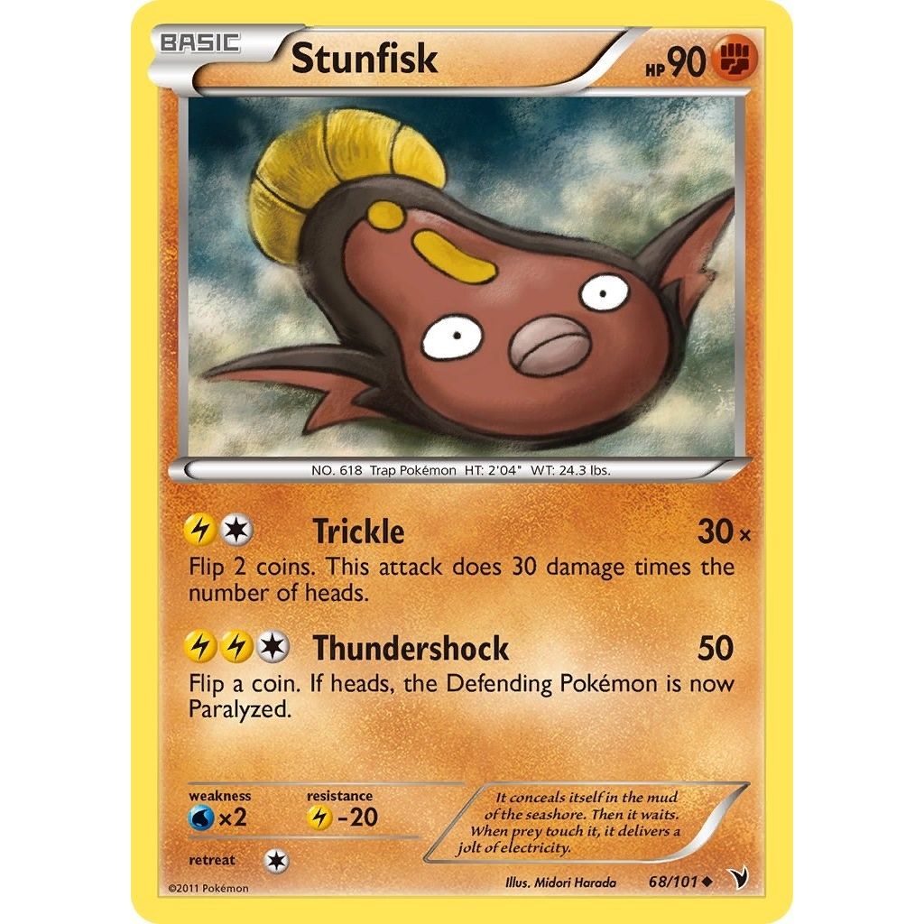 Image for Stunfisk (68) (68/101) (NVI) - Pokemon